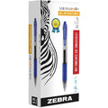 Sarasa Dry Gel X20 Gel Pen, Retractable, Medium 0.7 mm, Blue Ink, Clear/Blue Barrel, PK12