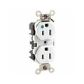 Straight Blade Receptacle, 5-15R, 15 A, 125V AC, Surface Mount, Grounded