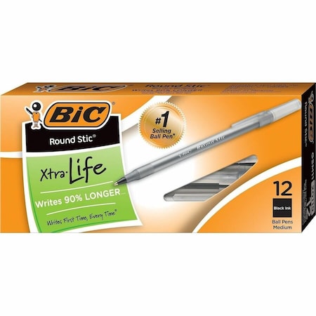 Pen, Roundstic, Bp, Med, Bk, Dz, PK12