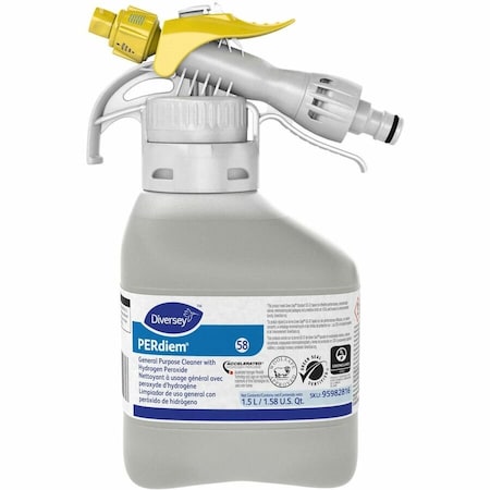 General Purpose Cleaners, Hose End Connection Bottle, Odorless, 2 PK