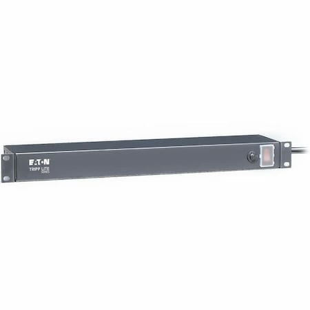Power Strip, Surge, 5-15R, 5-15P, 15 ft., Black