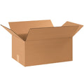 12 in x 10 in x 4 in Shipping Box, Kraft, Corrugate, Single Wall, 44 ECT