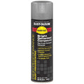 Rust Preventative Spray Paint, Bright Galvanized, Metallic, Solvent, 20 oz