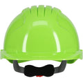 Hard Hat, JSP, HDPE, 6 Point Ratchet, Type 1, Class E, Yellow