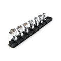 1/4 Inch Drive 6-Point Universal Joint Socket Set with Rail, 7-Piece 1/4-9/16 in.
