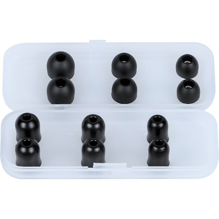 Earbud Tips, Replacement, AESEB1S, 3 Pairs