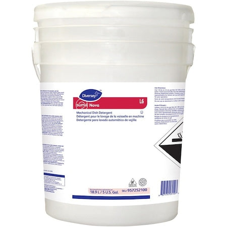 Dishwasher Detergent, Bucket, 5 gal, Liquid