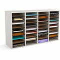 Literature Org, Wood, Adjustable, 36, Grey
