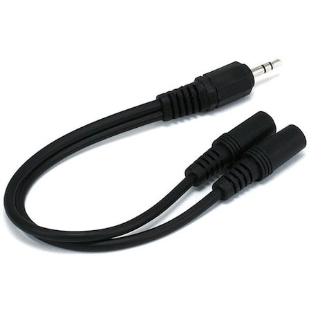 Audio Cable, 3.5mm Jack, 6 In