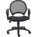 Chair, 25 in W 25" L 38-1/2" H, Loop, Mesh Seat