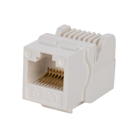 Datacom Jack, Cat6, Tooless, White