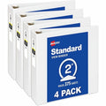 Economy View 3 Ring Binders, 2 in, PK4