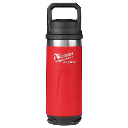 Insulated Bottle, SS, 18 oz CAP, Black