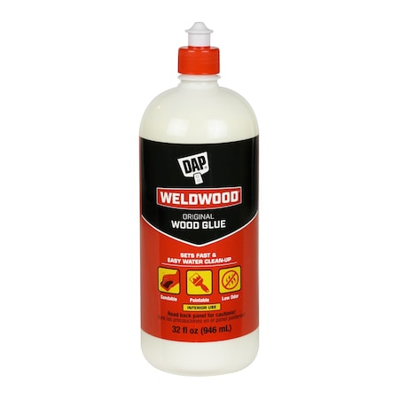Hot Melt Adhesive, Weldwood Series, Clear, 3 day Full Cure, 32 oz, Bottle