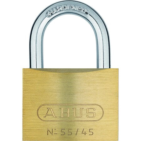 Padlock, 1 5/16" H, 1 3/4" W, Brass