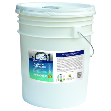 Laundry Detergent, High Efficiency (HE), Liquid, Bucket, 5 Gal, 320 Loads, Magnolia/Lily Fragrance
