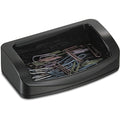 Business Card Holder, Black, Plastic
