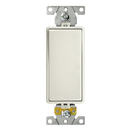 WallSwitch, 2hp, Rocker, 20A, LightAlmond