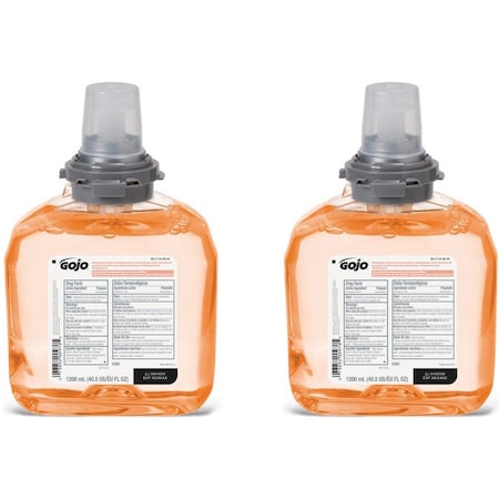 Hand Soap Cartridge, Antibacterial, Foam, 1200 ml, Fruit Fragance, PK2