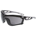 Checklite(R) CL5 Bifocal Safety Glasses, Gray/Black Wraparound Frame, 1.0 Diopter, Gray Lens