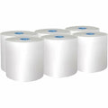 Hard Roll Towels with Absorbency Pockets, for Blue Core Dispensers, White, (900'/Roll), 6PK