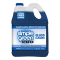 Liquid Glass Cleaner, Blue, Unscented, Jug