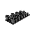 3/4 in Drive Impact Socket Set, SAE, 21 pcs