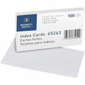 Index Cards,White,Ruled,PK5