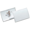 Name Badge,Pin/Clip,1/8"" W,2-1/4"" H,PK25