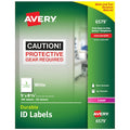 Laser Label, 8 1/8 in Label W, 5 in Label H, 2 Labels per Sheet White