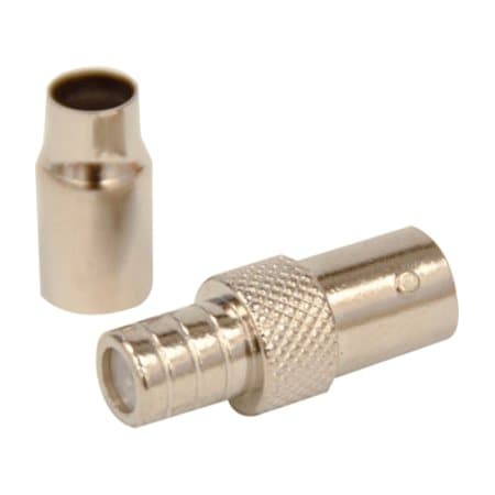 Cable Coupler, BNC/Female, RG59 Coax, PK10