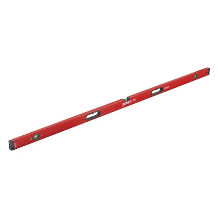 Box Level, Aluminum, 72 In, Red