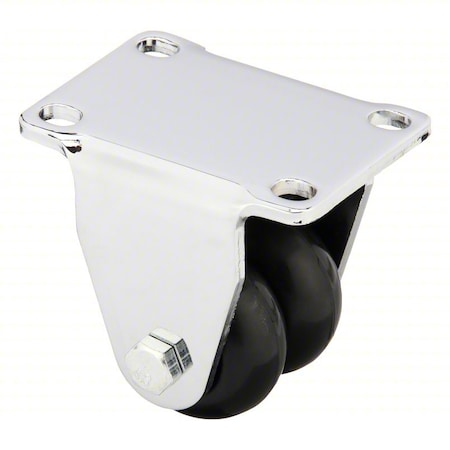 Plate Caster, 145 lb. Load Rating, Rigid