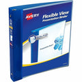 Flexible View 3 Ring Binder, 1 in Round