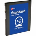 Economy View 3 Ring Binder, 0.5 in Round