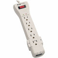 Outlet Strip, Surge, Right Angled, 5-15R, 5-15P, 7 ft., Light Gray