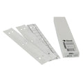 3-Hole Punched Attaching Strip, Clear, Pk200