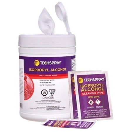 General Purpose Cleaner Wipes, Packet, Cloth, 50 Wipes, 5 1/2 in x 5 1/2 in, White, Unscented