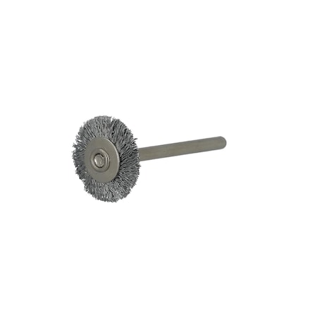 Wire Wheel Brush, 0.005" dia. Wire