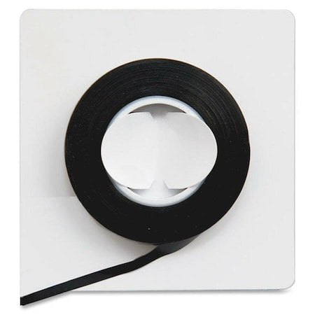 Chart Tape, 1/8 In W x 27 Ft L, Black