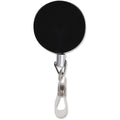 Lanyards, Hvy Dty, Bk/Slv, PK12