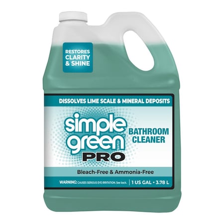 Bathroom Cleaner, 1 gal, Jug, Unscented