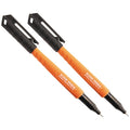 Permanent Marker, Ultra Fine Tip, BK, PK2