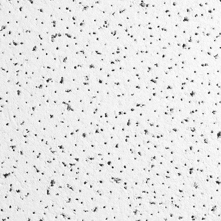 Fine Fissured Ceiling Tile, 24 in W x 24 in L, Angled Tegular, 15/16 in Grid Size, 10 PK