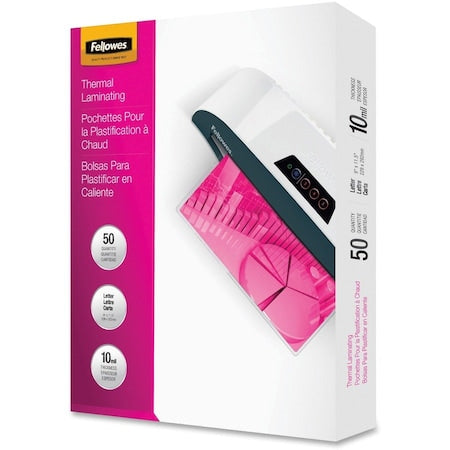 Laminating Pouch, 9in W, 11 1/2in L, PK50