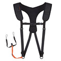 S Black Barcode Scanner Harness + Lanyard