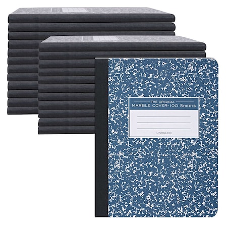 Composition Notebooks, Unruled Black, PK24