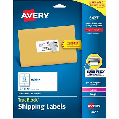 TrueBlock Shipping Labels, Sure F, PK250