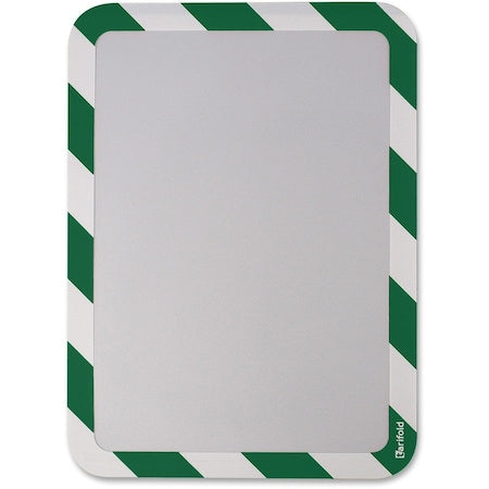 Sign Holder, Green/White, Magnetic, PK2