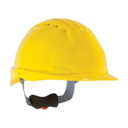 Hard Hat, JSP, HDPE, 6 Point Ratchet, Type 1, Class C, Yellow